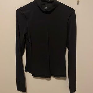 Black Long Sleeve Mockneck